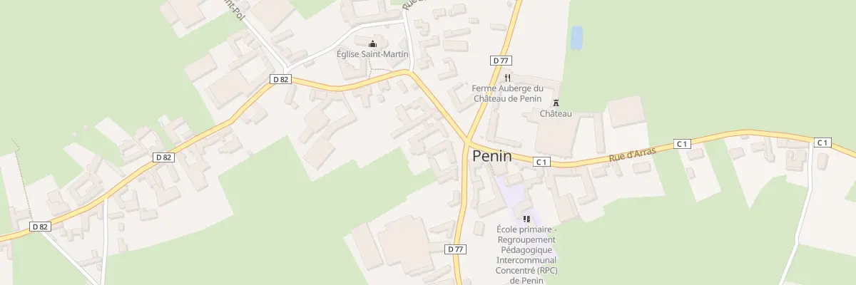 Plan du 2 Rue de Maizières à Penin