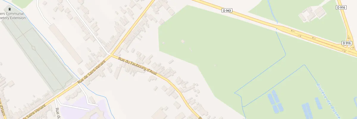 Plan du 205 Rue du Faubourg d’Aval à Lillers