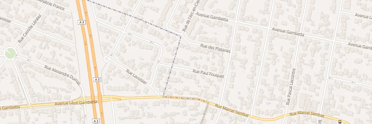 Plan du 12 Rue Paul Fouquet à Aulnay-sous-Bois