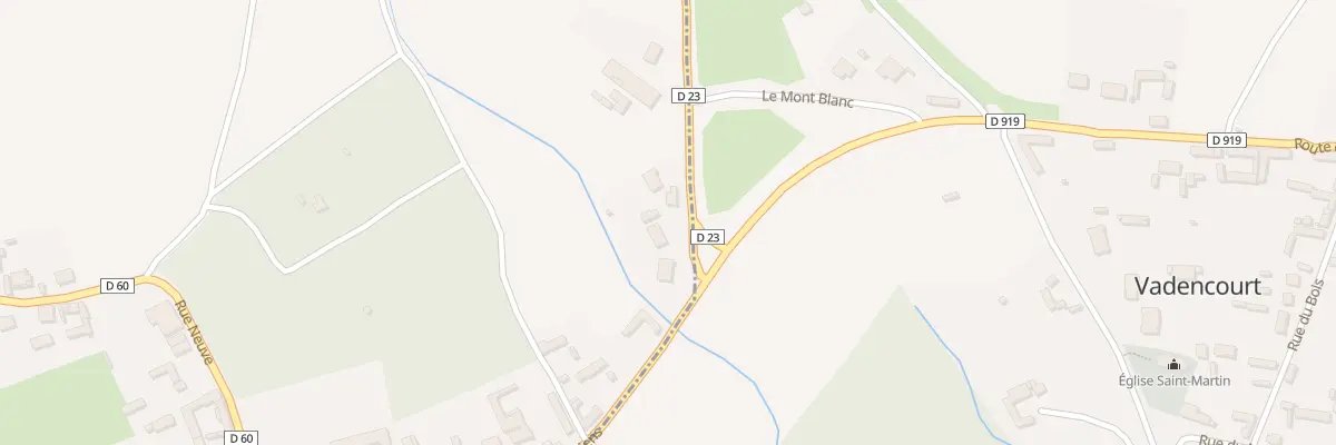 Plan du 22 Rue du Chateau à Contay