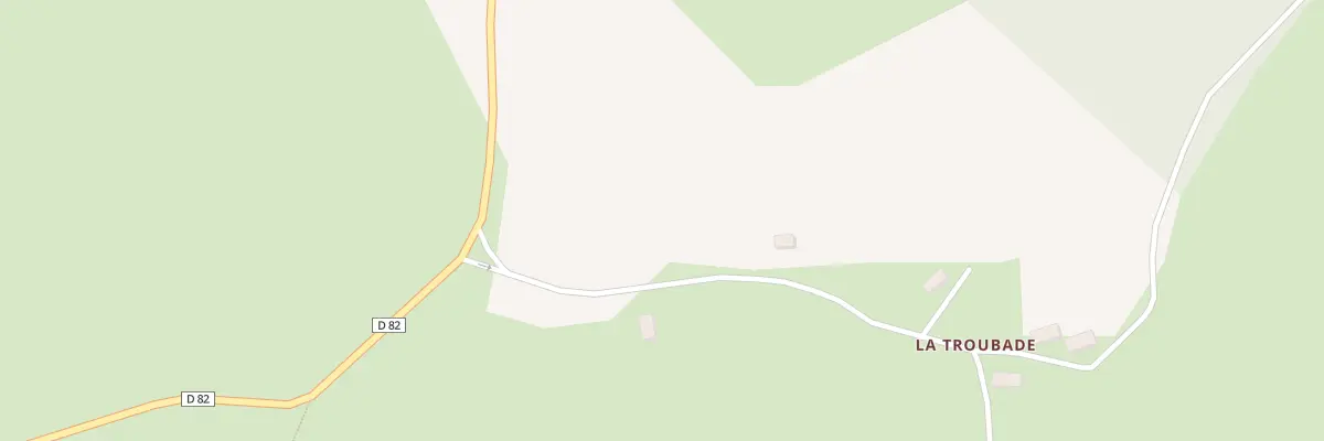 Plan du 3 La Troubade à Sarroux - Saint Julien
