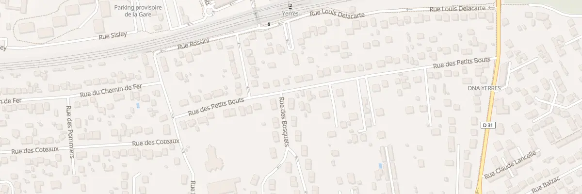 Plan du 1 Rue des Bosquets à Yerres
