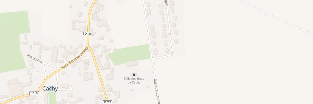 Plan du 18 Le Haut de la Carriere à Cachy