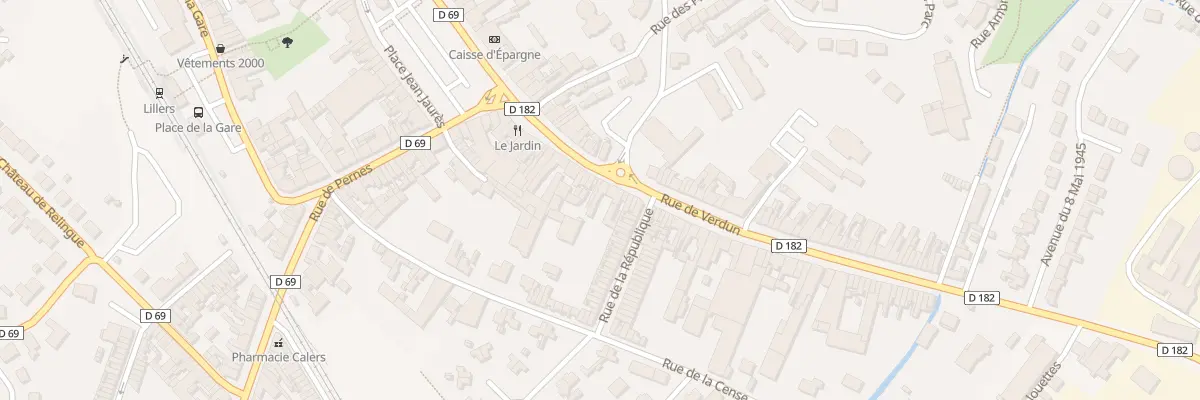 Plan du 29 Rue de Verdun à Lillers
