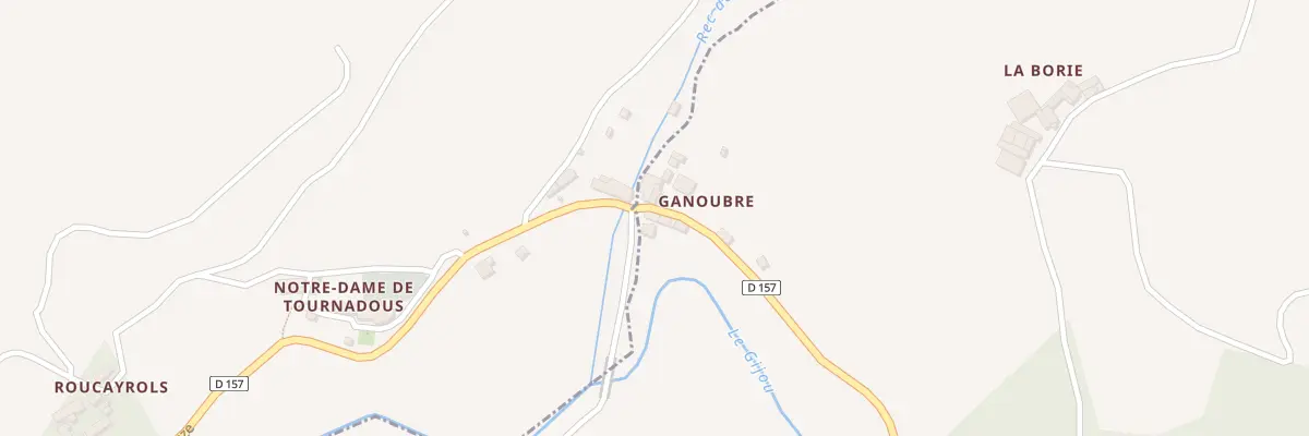 Plan du 5531 Ganoubre à Lacaze