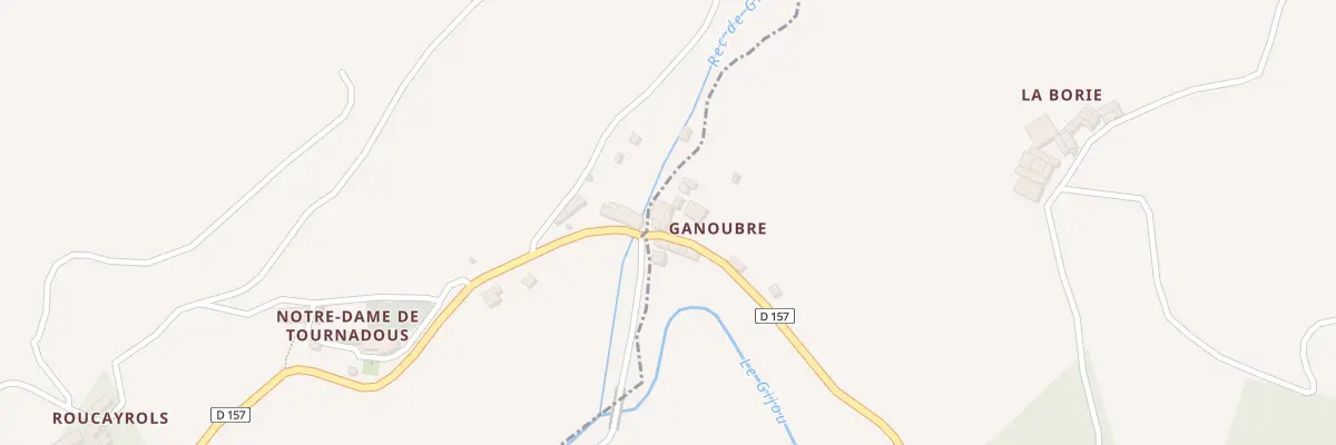 Plan du 1892 Rte de Ganoubre à Lacaze