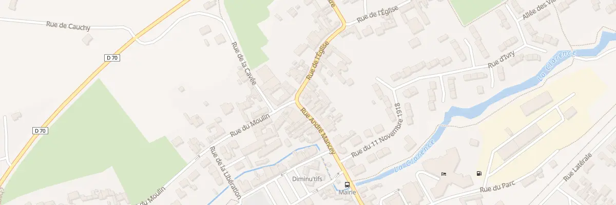 Plan du 1 Rue Mancey à Calonne-Ricouart