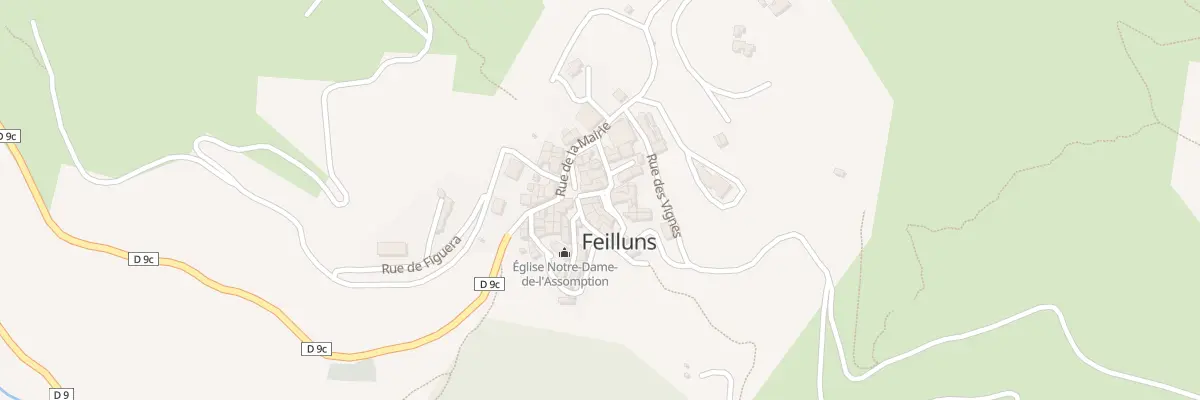 Plan du 4 Rue du Carrier à Feilluns