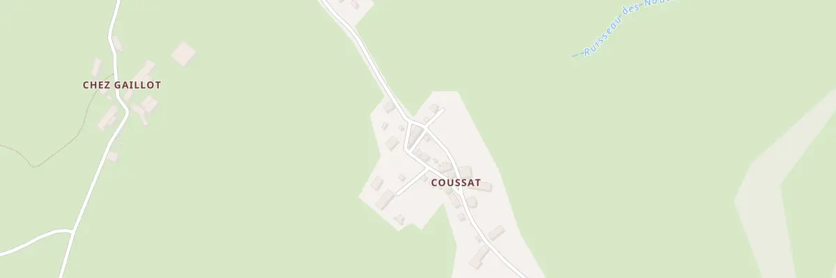 Plan du 5098 Coussat à Verneugheol