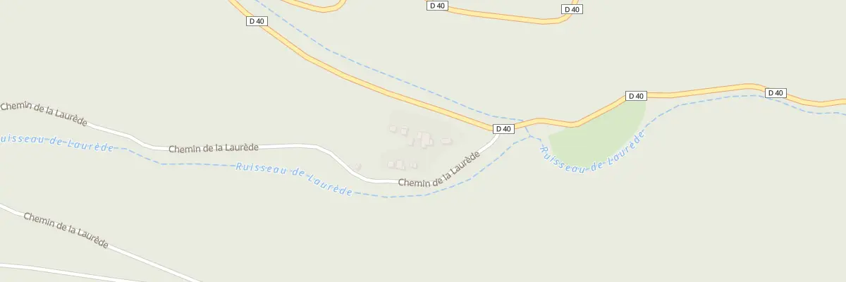 Plan des Jourdets-Ouest à Lairière
