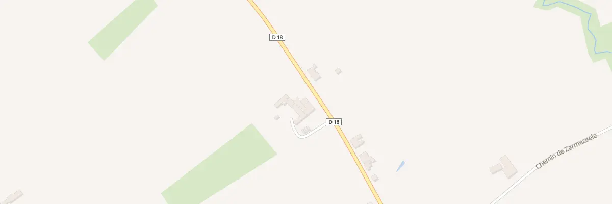 Plan du 1900 Rte de Steenvoorde à Wormhout