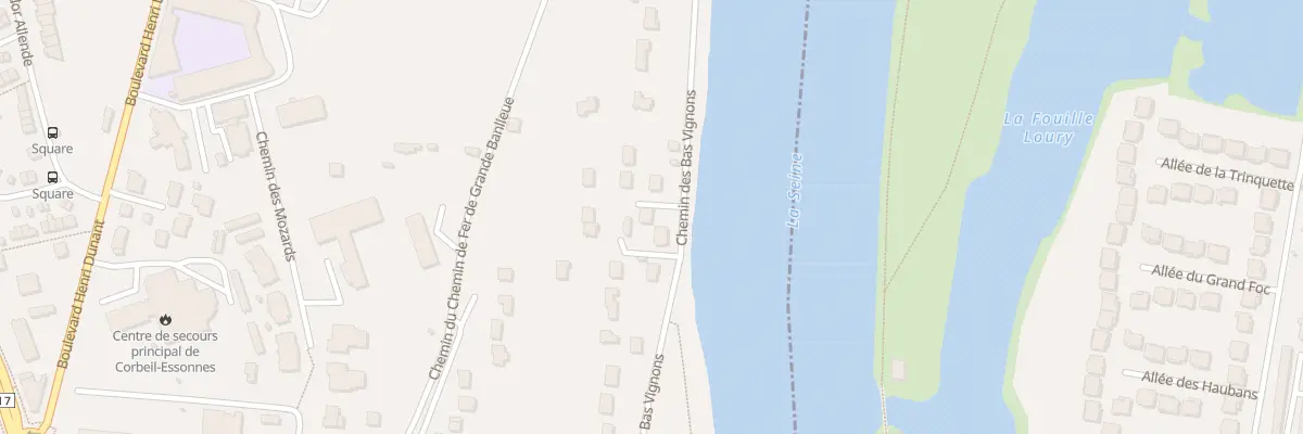 Plan du 62T Che des Bas Vignons à Corbeil-Essonnes