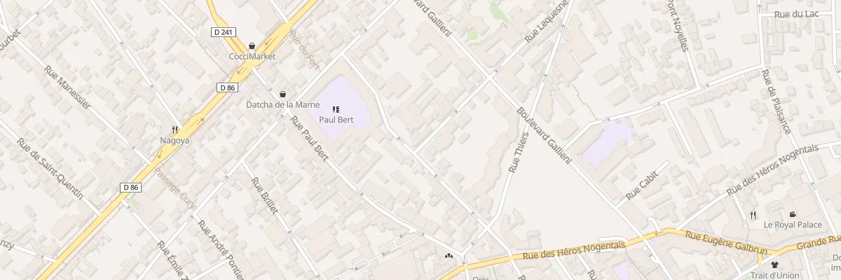 Plan du 1 Rue Lequesne à Nogent-sur-Marne