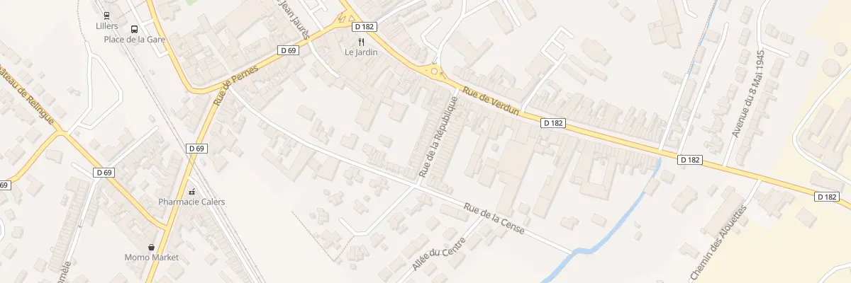 Plan du 26 Rue de la République à Lillers
