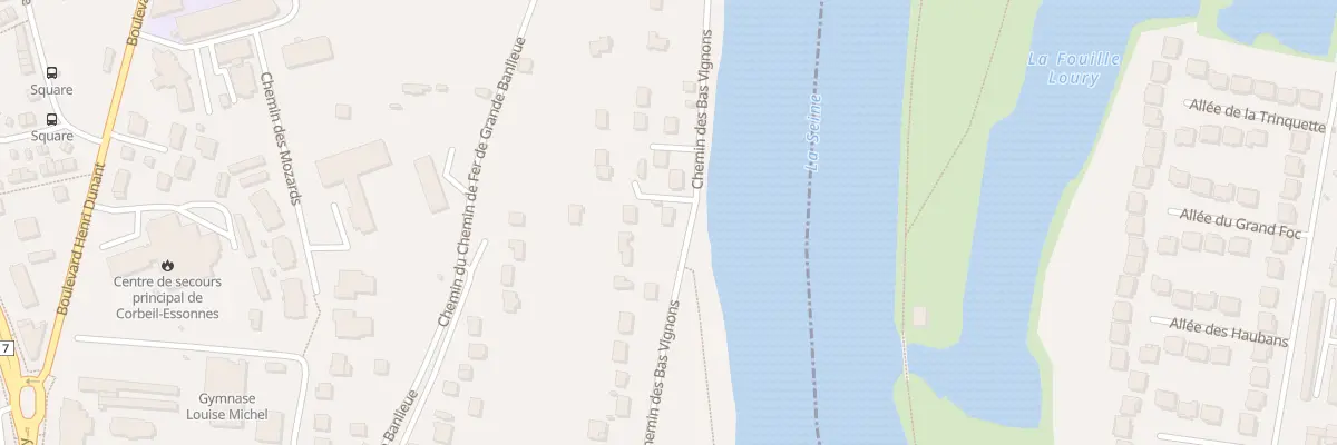 Plan du 70 Che des Bas Vignons à Corbeil-Essonnes