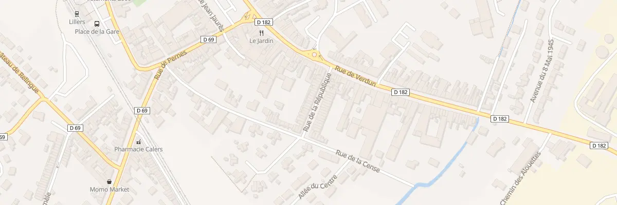 Plan du 24 Rue de la République à Lillers