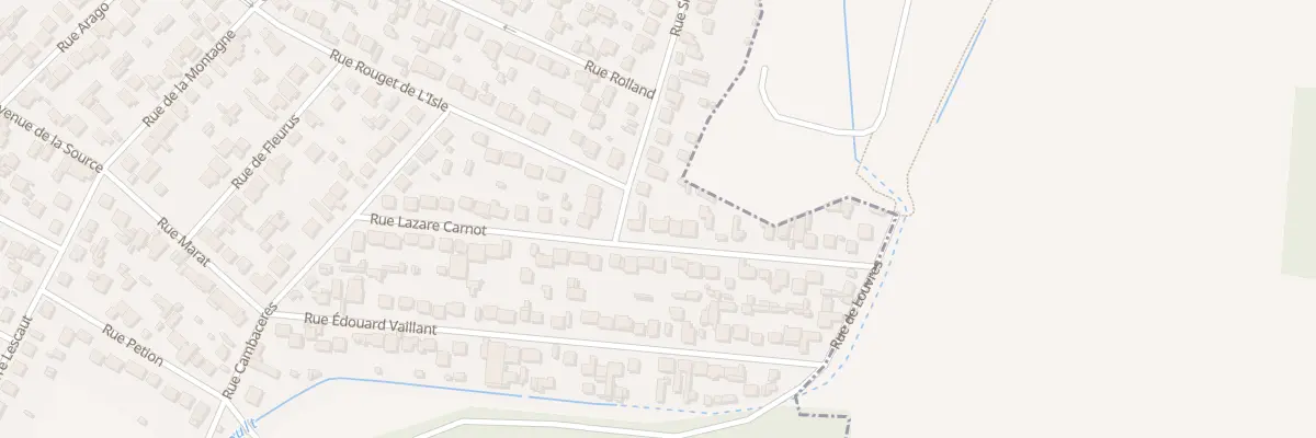 Plan du 23 Rue Lazare Carnot à Goussainville