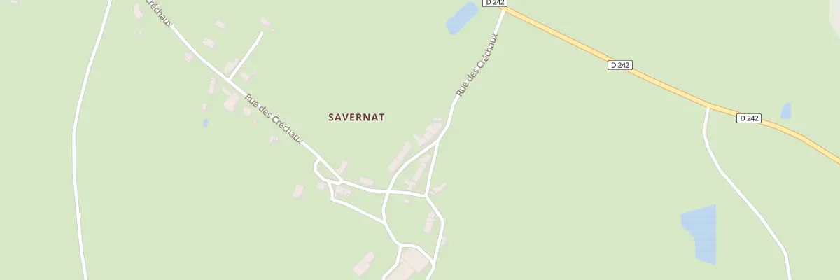Plan du 29 Rue des Créchaux / Savernat à Saint-Martinien