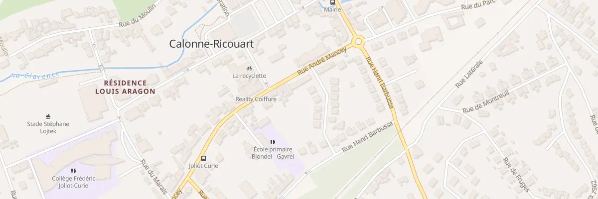 Plan du 61A Rue Mancey à Calonne-Ricouart