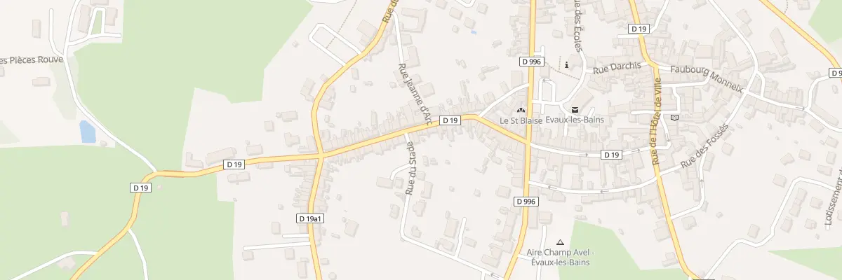 Plan du 41 Rue du Marché Vieux à Évaux-les-Bains