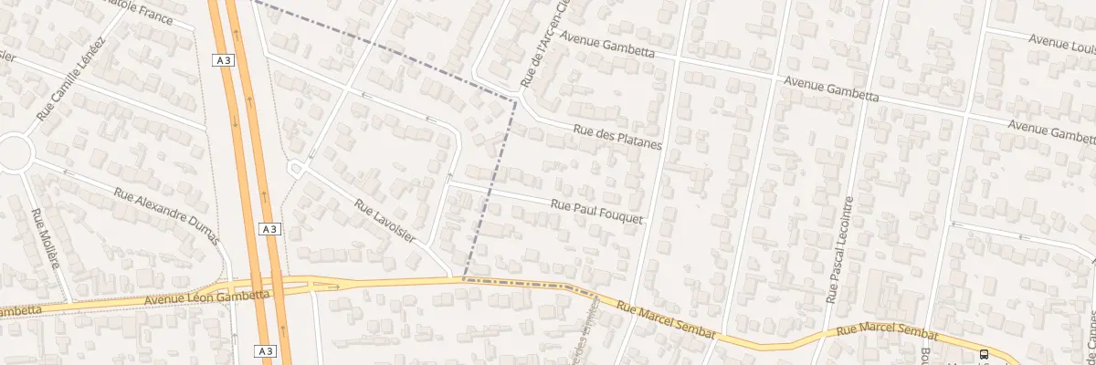 Plan du 10 Rue Paul Fouquet à Aulnay-sous-Bois