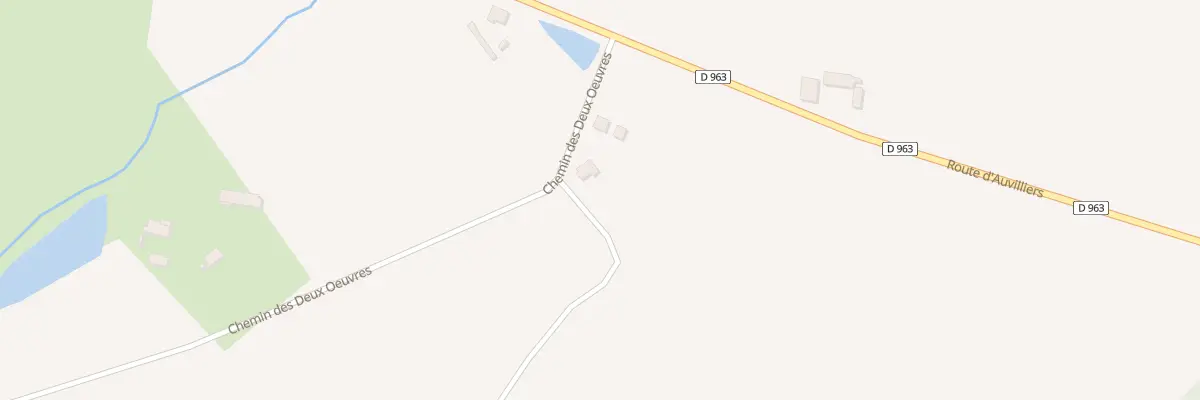 Plan du 3 Che des Deux Oeuvres à Beauchamps-sur-Huillard