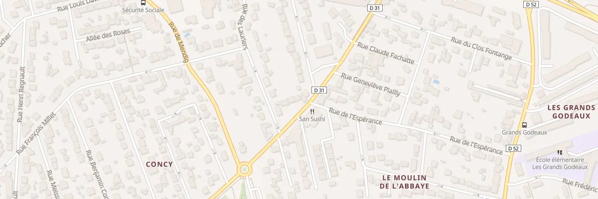 Plan du 64B Rue de Concy à Yerres