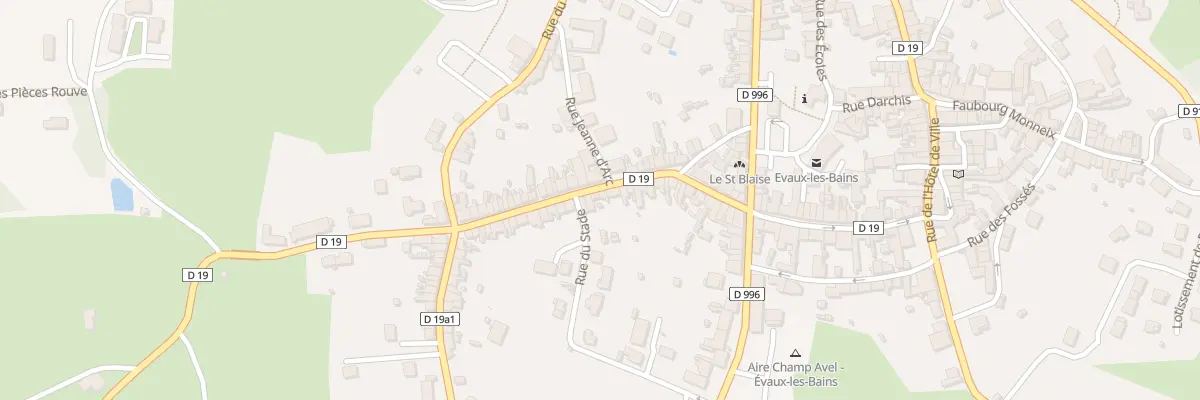 Plan du 39 Rue du Marché Vieux à Évaux-les-Bains
