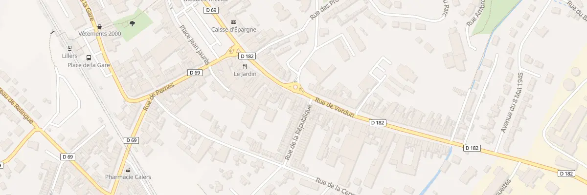 Plan du 29B Rue de Verdun à Lillers