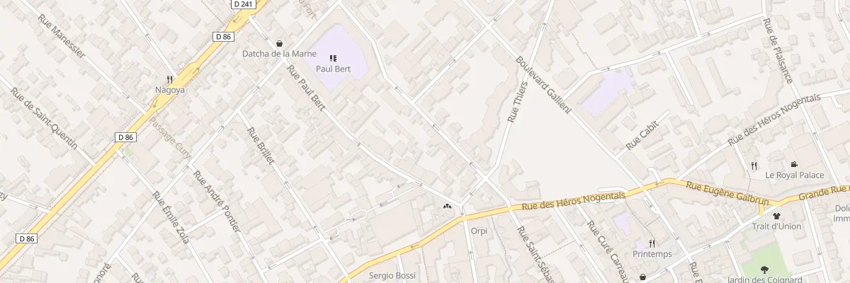 Plan du 17 Rue Guy Moquet à Nogent-sur-Marne