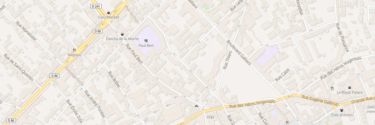 Plan du 2 Rue Lequesne à Nogent-sur-Marne