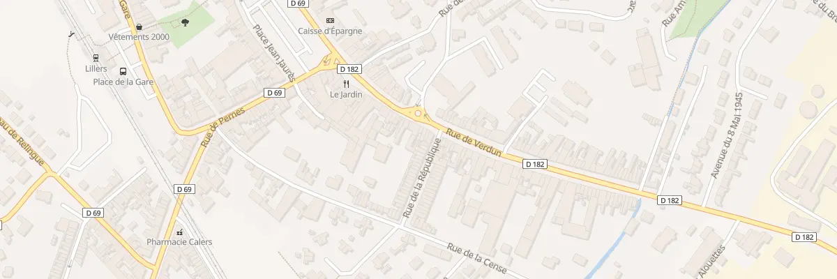 Plan du 31 Rue de Verdun à Lillers