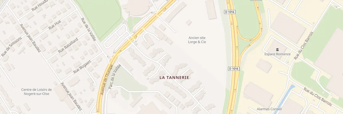 Plan du 8 All de Rome à Nogent-sur-Oise