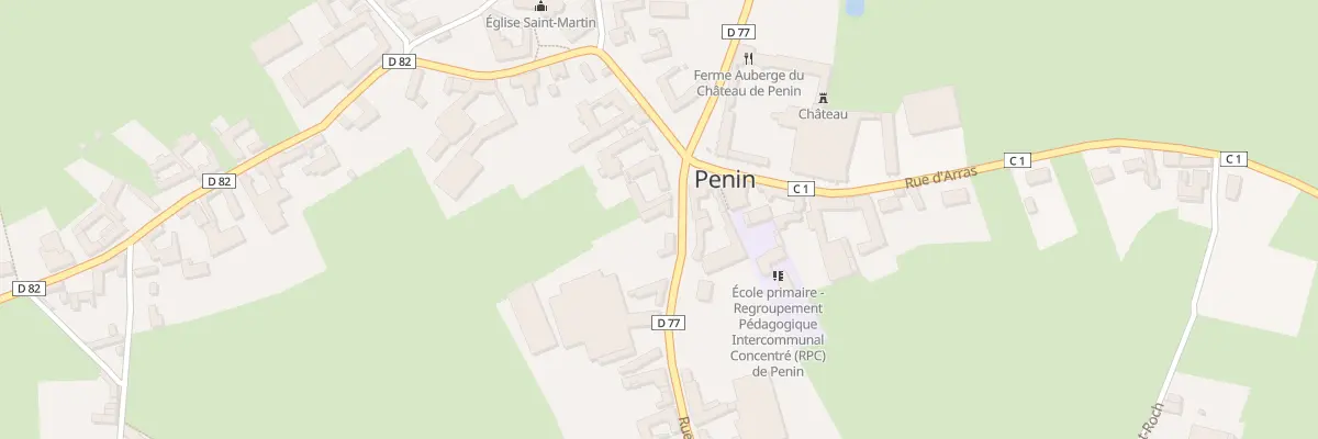 Plan du 3 Rue de Villers à Penin