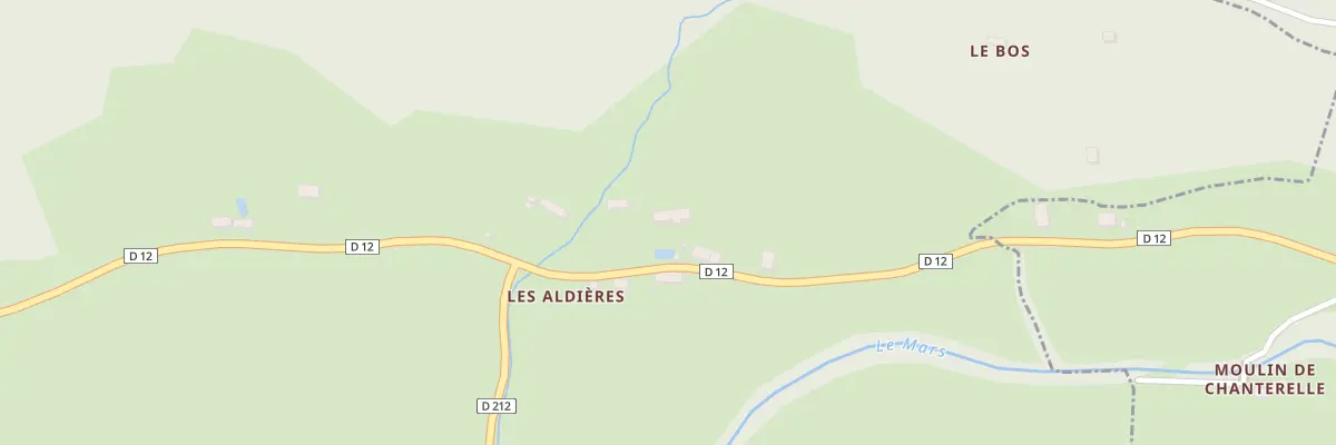 Plan du 5267 Les Aldieres à Anglards-de-Salers