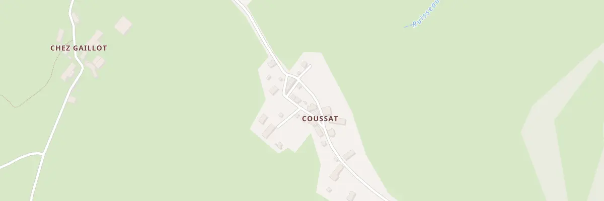 Plan du 5099 Coussat à Verneugheol