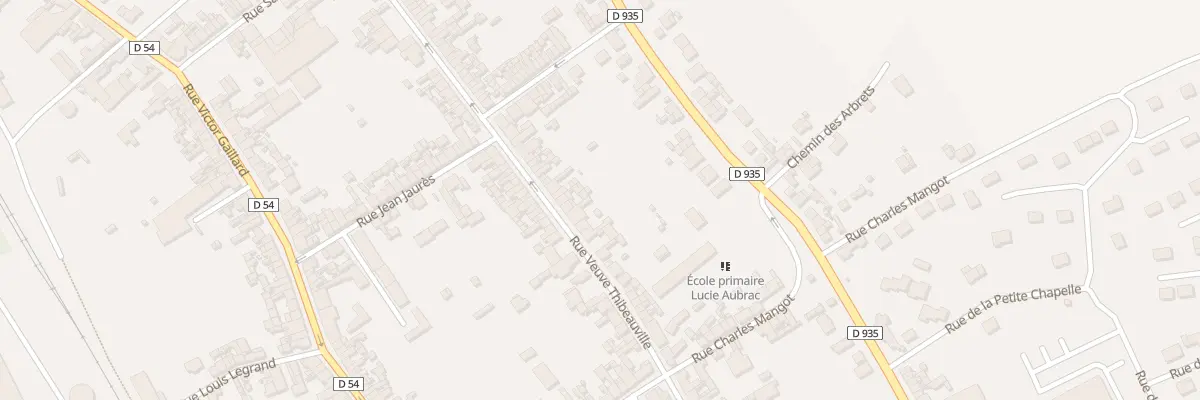 Plan du 118 Rue Veuve Thibauville à Moreuil