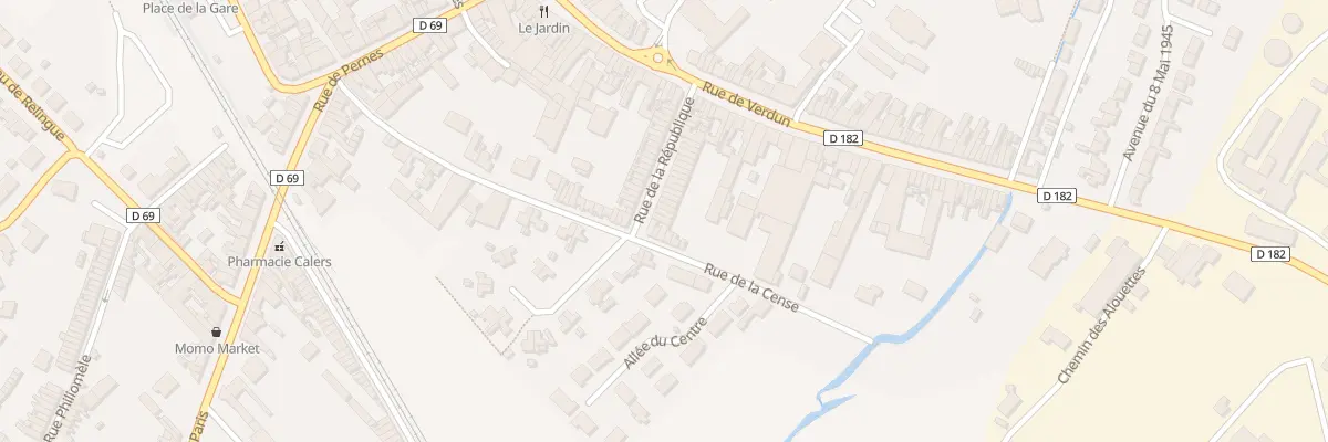 Plan du 37 Rue de la République à Lillers