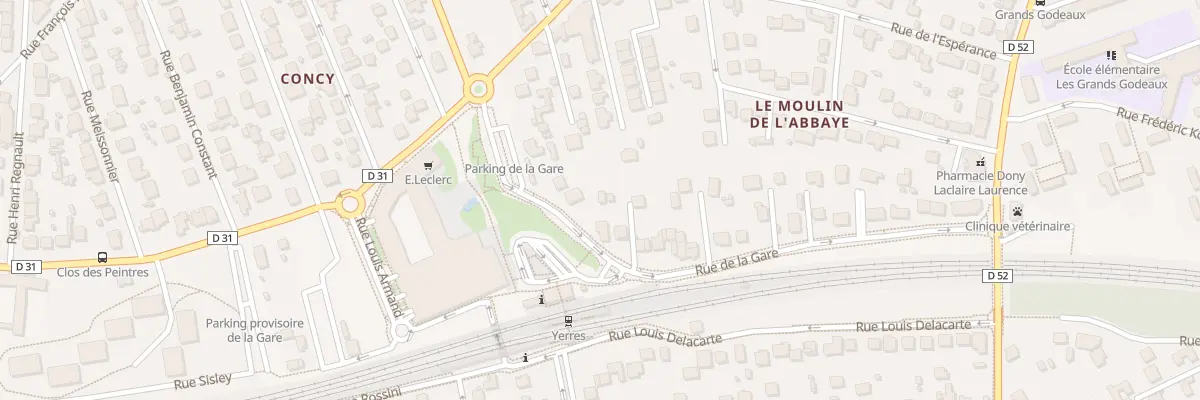 Plan du 7 Rue de la Gare à Yerres