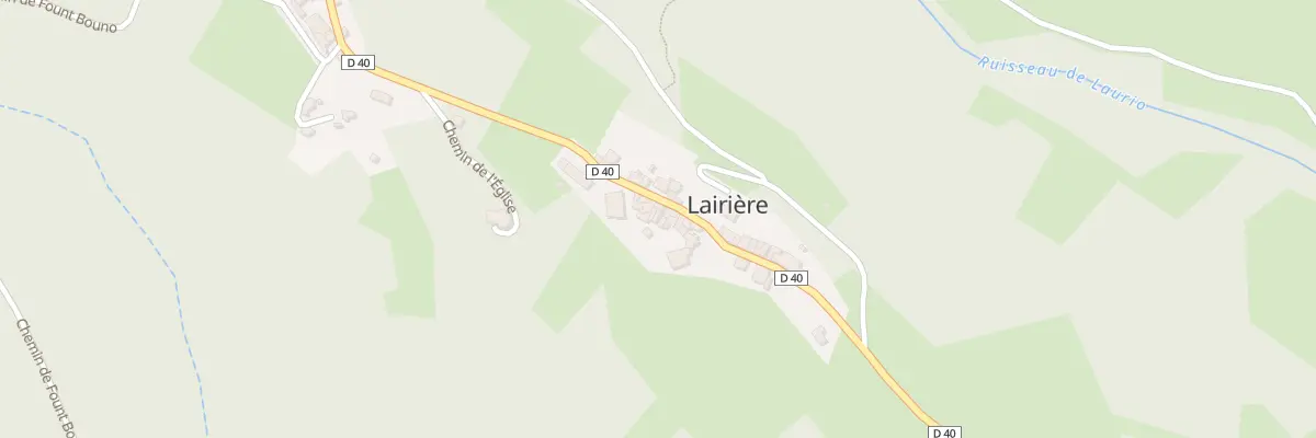 Plan du 5032 Le Village à Lairière