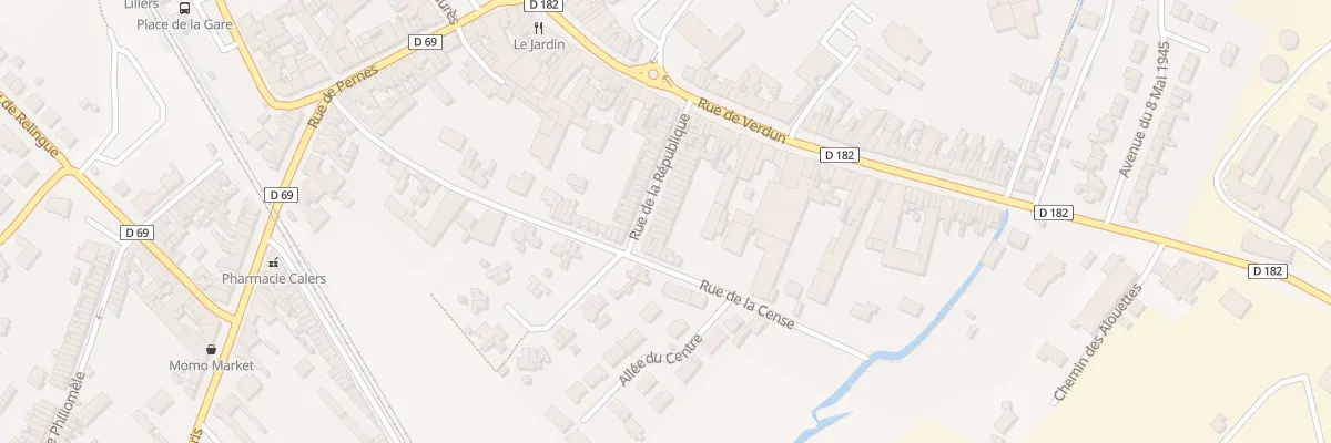 Plan du 31 Rue de la République à Lillers