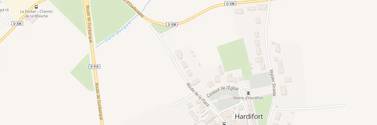Plan du 818 Rte de la Place à Hardifort