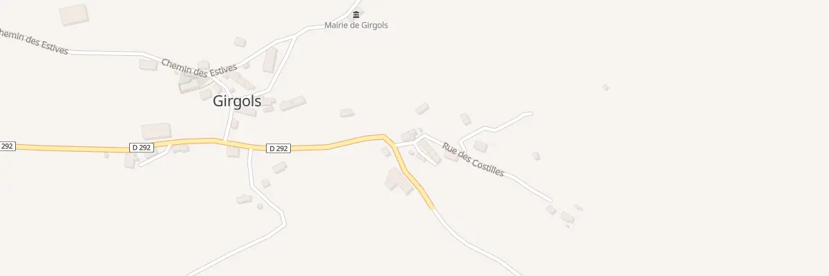 Plan du 5017 Le Bourg à Girgols