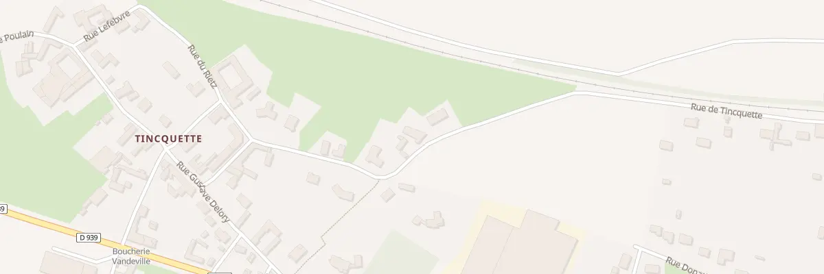 Plan du 2 Le Hameau de Tincquette à Tincques