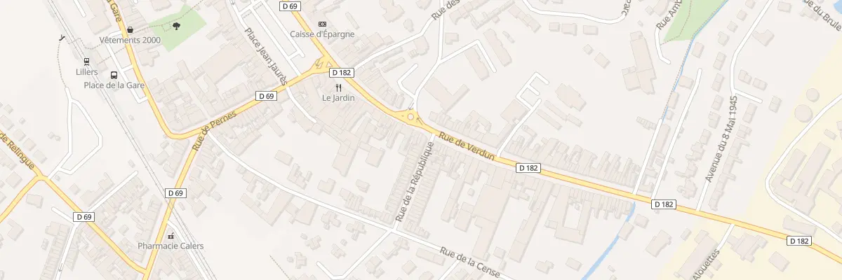 Plan du 33 Rue de Verdun à Lillers