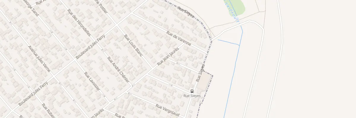 Plan du 32 Rue Jean Jaures à Goussainville