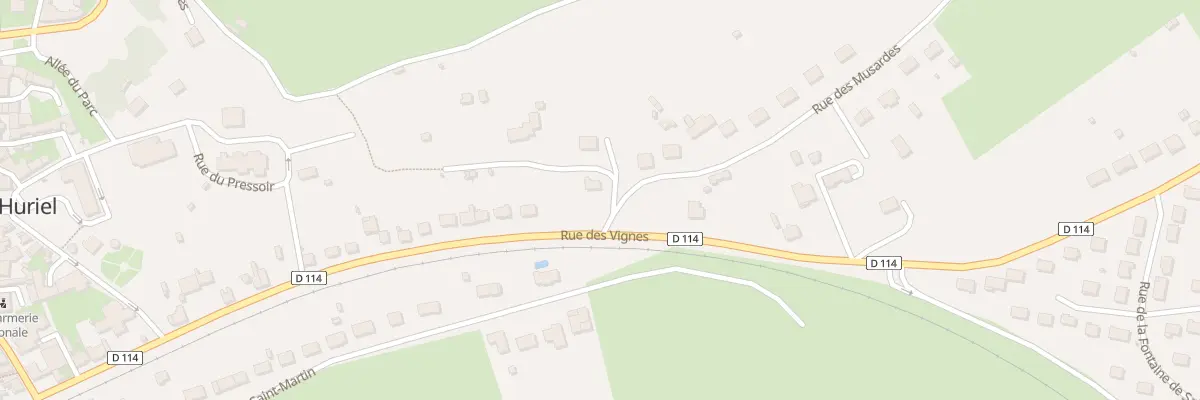 Plan du 43 Rue des Vignes à Huriel