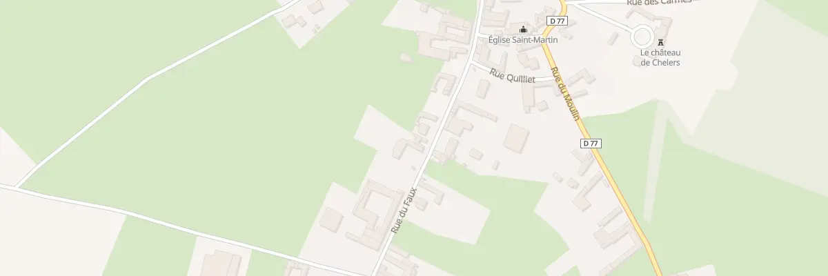 Plan du 14 Rue du Faux à Chelers