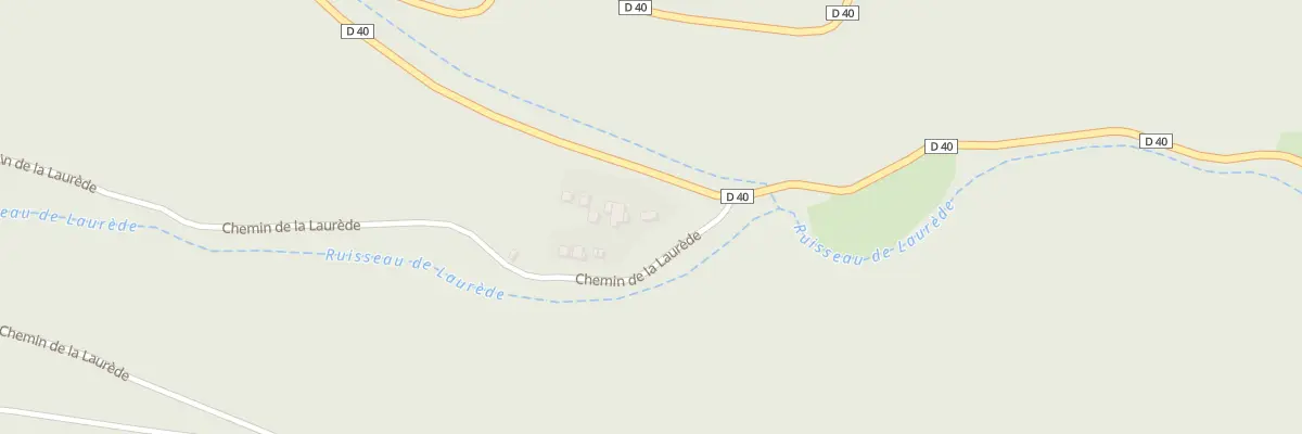 Plan du 9999 Les Jourdets-Ouest à Lairière