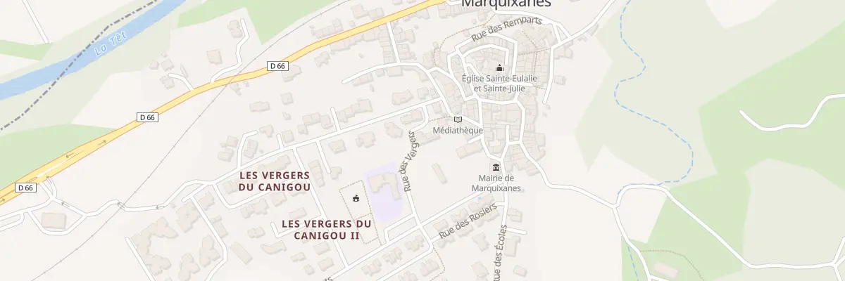 Plan du 9 Rue des Vergers à Marquixanes